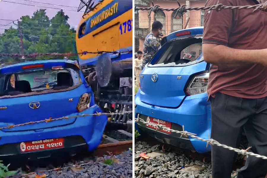 जनकपुरमा रेल र कार ठोक्किँदा ठूलो दुर्घटना टर्‍यो, मानवीय क्षति छैन