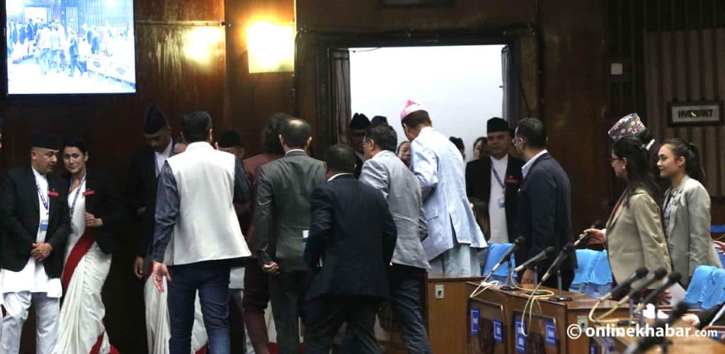 भिजिट भिसा प्रकरणमा संसद् अवरुद्ध: रास्वपा–राप्रपाको ५९ दिनको निरन्तर विरोध